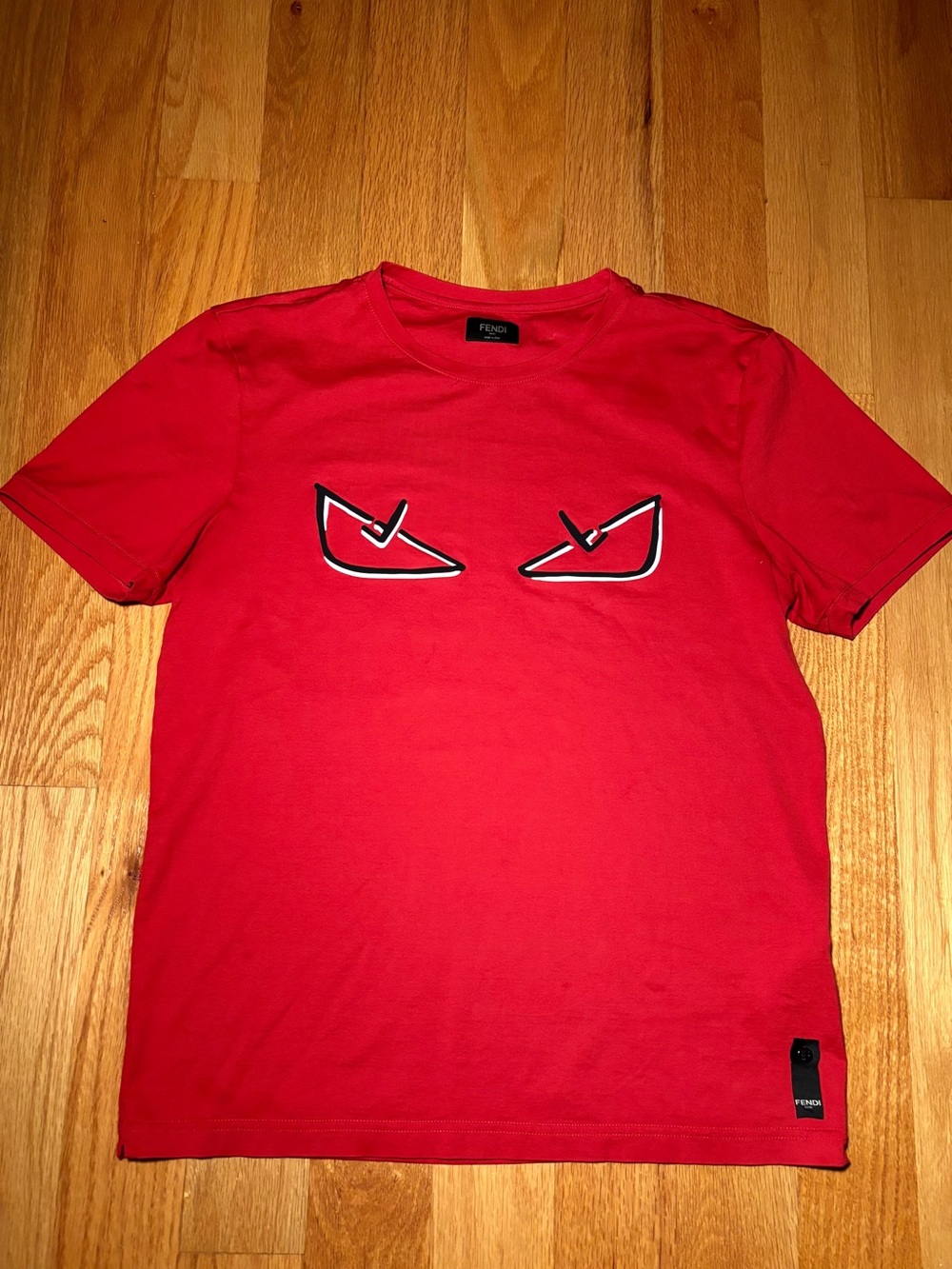 FENDI Red Black Logo Tshirt 🔥